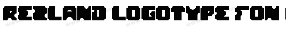 Rezland Logotype Fon字体转换